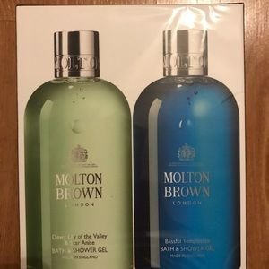 Molton Brown Dewy Lily of the Valley and Blissful Templetree Bath and Shower Gel